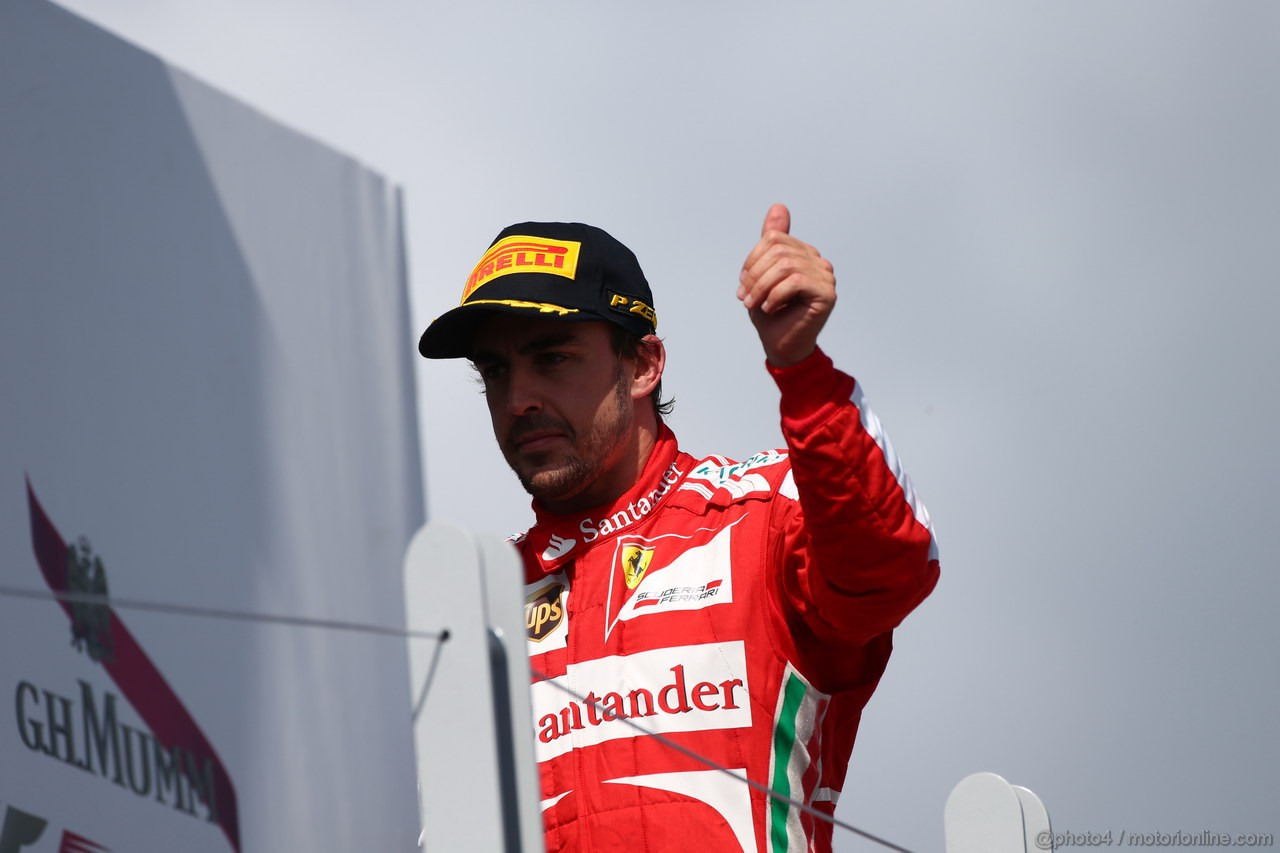 GP CANADA, Podium: 2nd Fernando Alonso (ESP) Ferrari F138