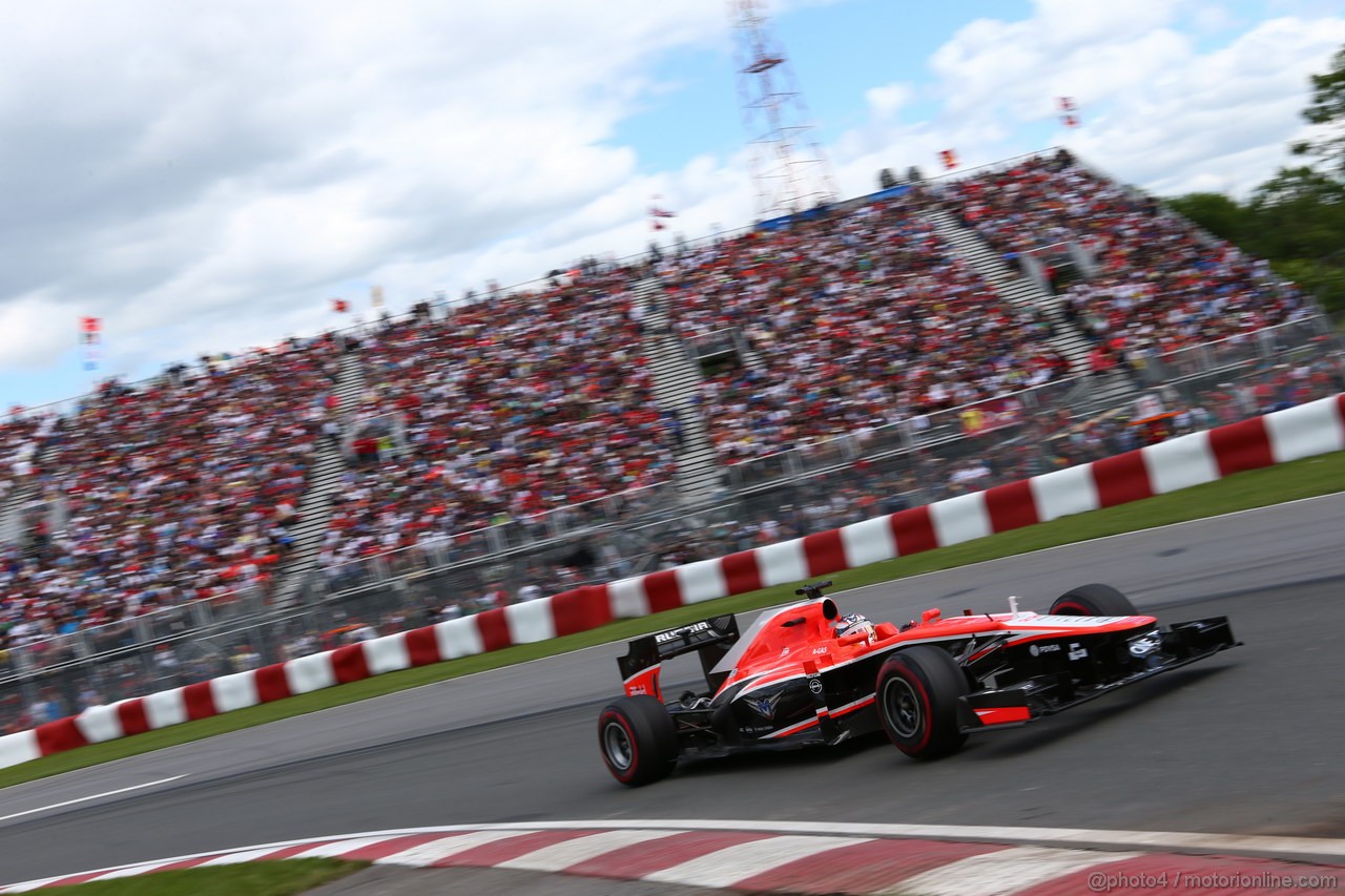 GP CANADA, 09.06.2013- Gara, Jules Bianchi (FRA) Marussia F1 Team MR02