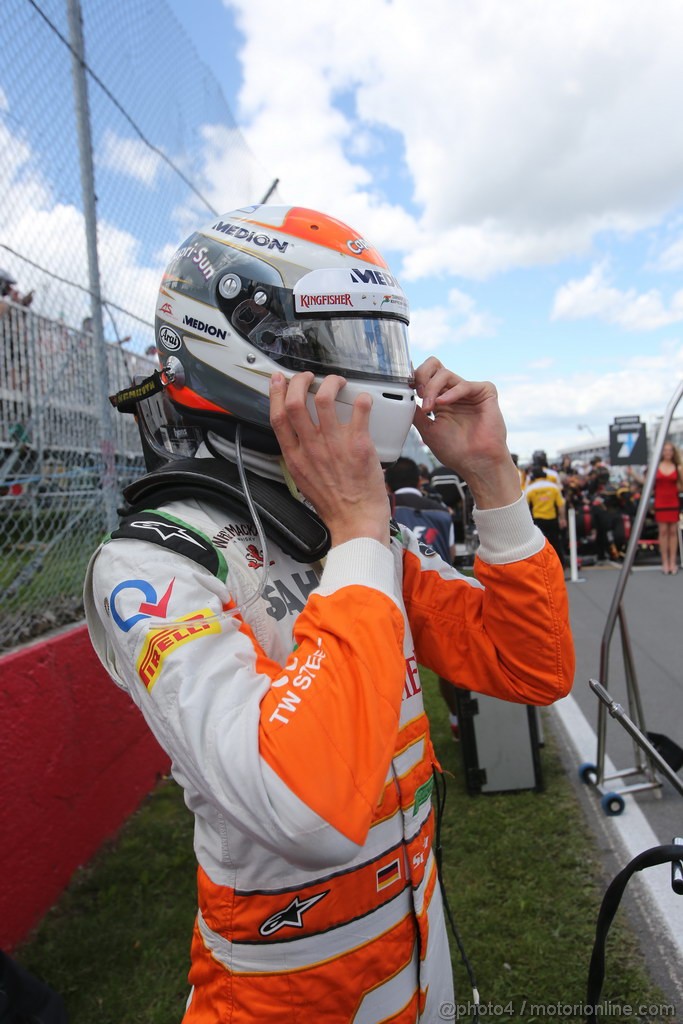 GP CANADA, 09.06.2013- Gara, Adrian Sutil (GER), Sahara Force India F1 Team VJM06