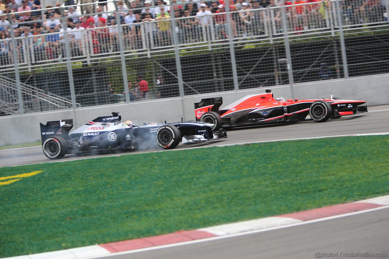 GP CANADA, 09.06.2013- Gara, Pastor Maldonado (VEN) Williams F1 Team FW35