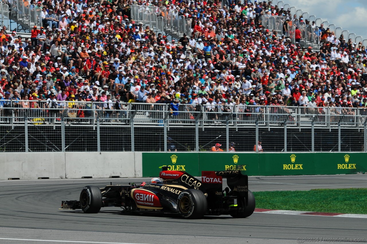 GP CANADA, 09.06.2013- Gara, Romain Grosjean (FRA) Lotus F1 Team E213