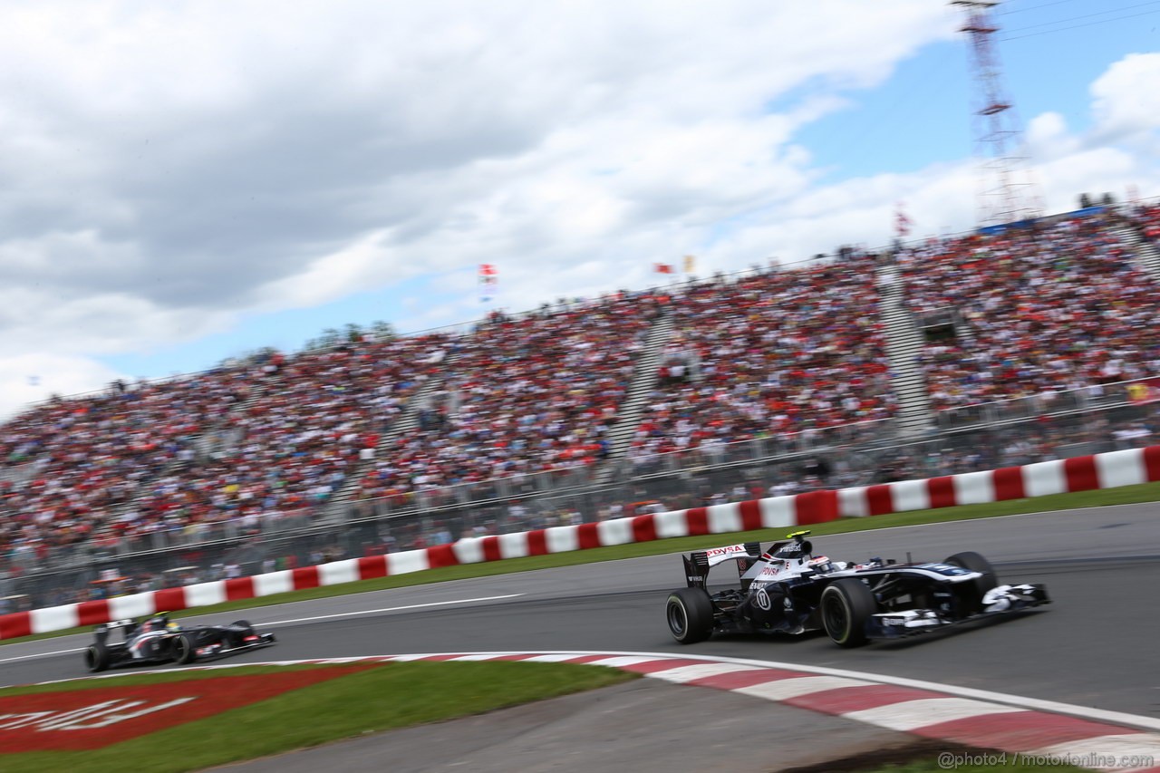 GP CANADA, 09.06.2013- Gara, Valtteri Bottas (FIN), Williams F1 Team FW35