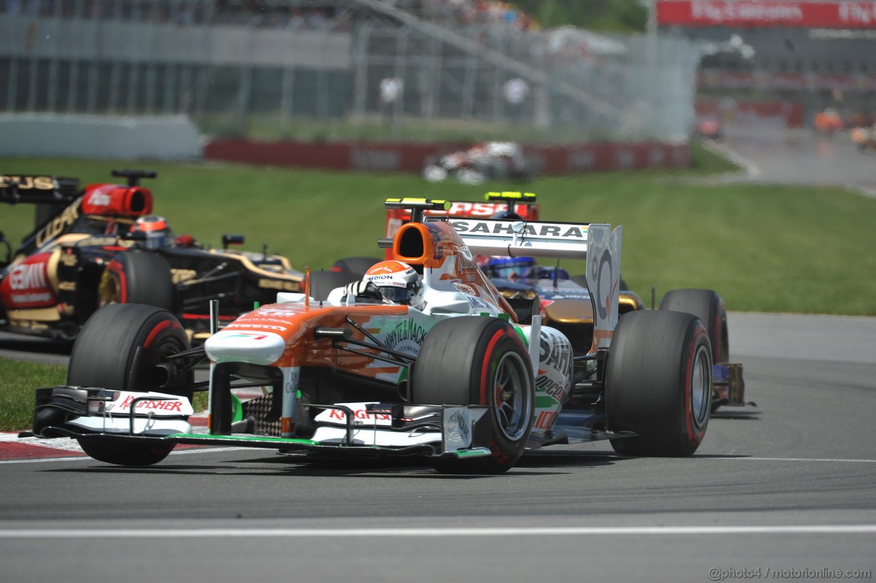 GP CANADA, 09.06.2013- Gara, Adrian Sutil (GER), Sahara Force India F1 Team VJM06