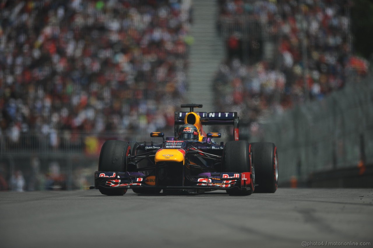 GP CANADA, 09.06.2013- Gara, Sebastian Vettel (GER) Red Bull Racing RB9