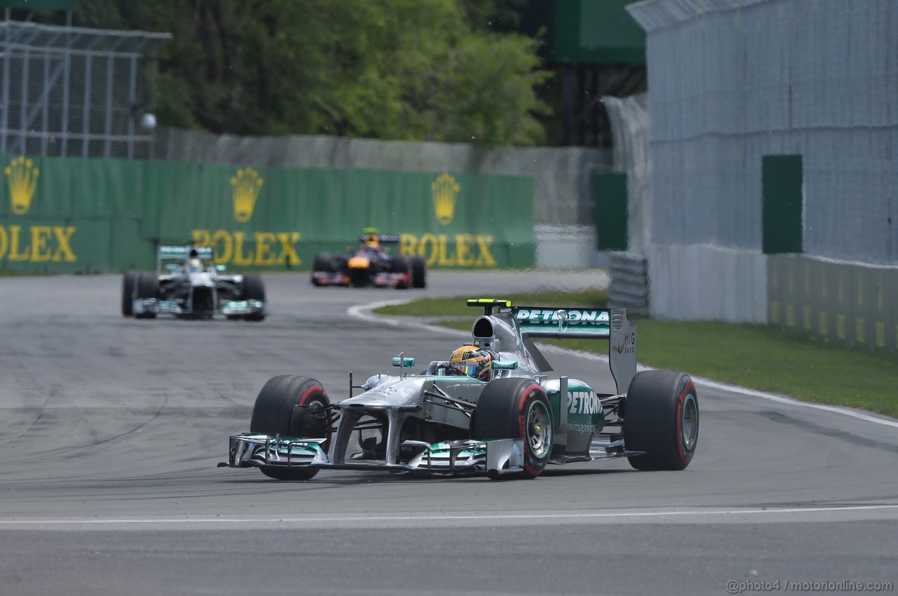 GP CANADA, 09.06.2013- Gara, Lewis Hamilton (GBR) Mercedes AMG F1 W04