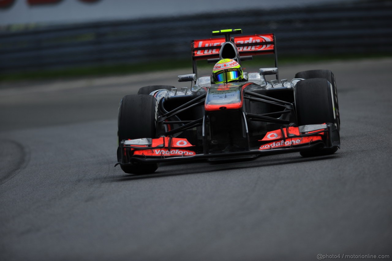 GP CANADA, 09.06.2013- Gara, Sergio Perez (MEX) McLaren MP4-28