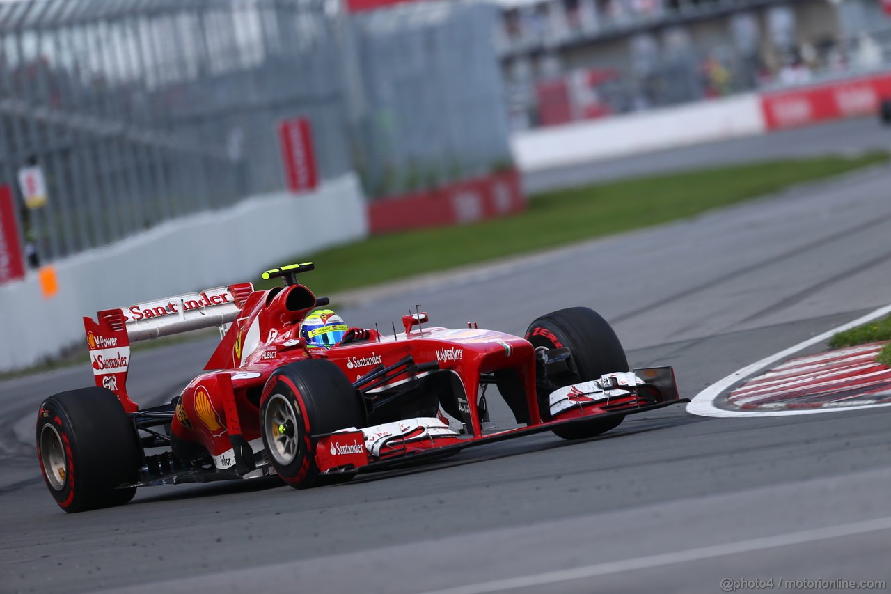 GP CANADA, 09.06.2013- Gara, Felipe Massa (BRA) Ferrari F138