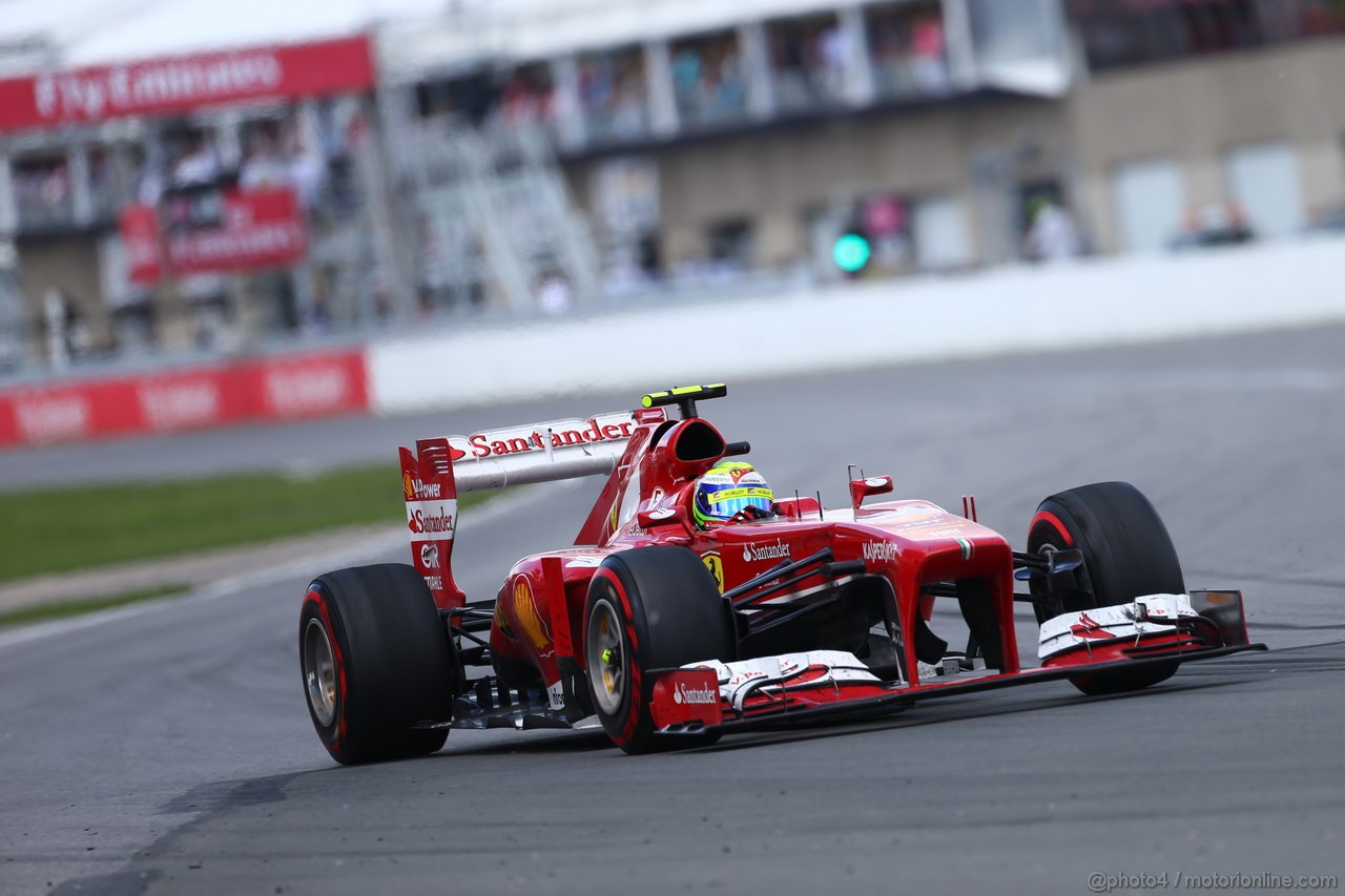 GP CANADA, 09.06.2013- Gara, Felipe Massa (BRA) Ferrari F138