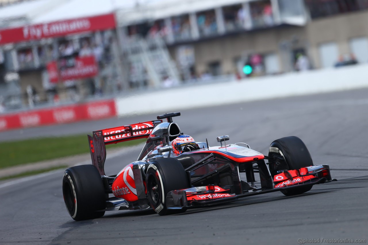 GP CANADA, 09.06.2013- Gara, Jenson Button (GBR) McLaren Mercedes MP4-28