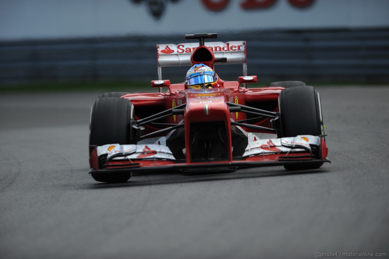 GP CANADA, 09.06.2013- Gara, Fernando Alonso (ESP) Ferrari F138