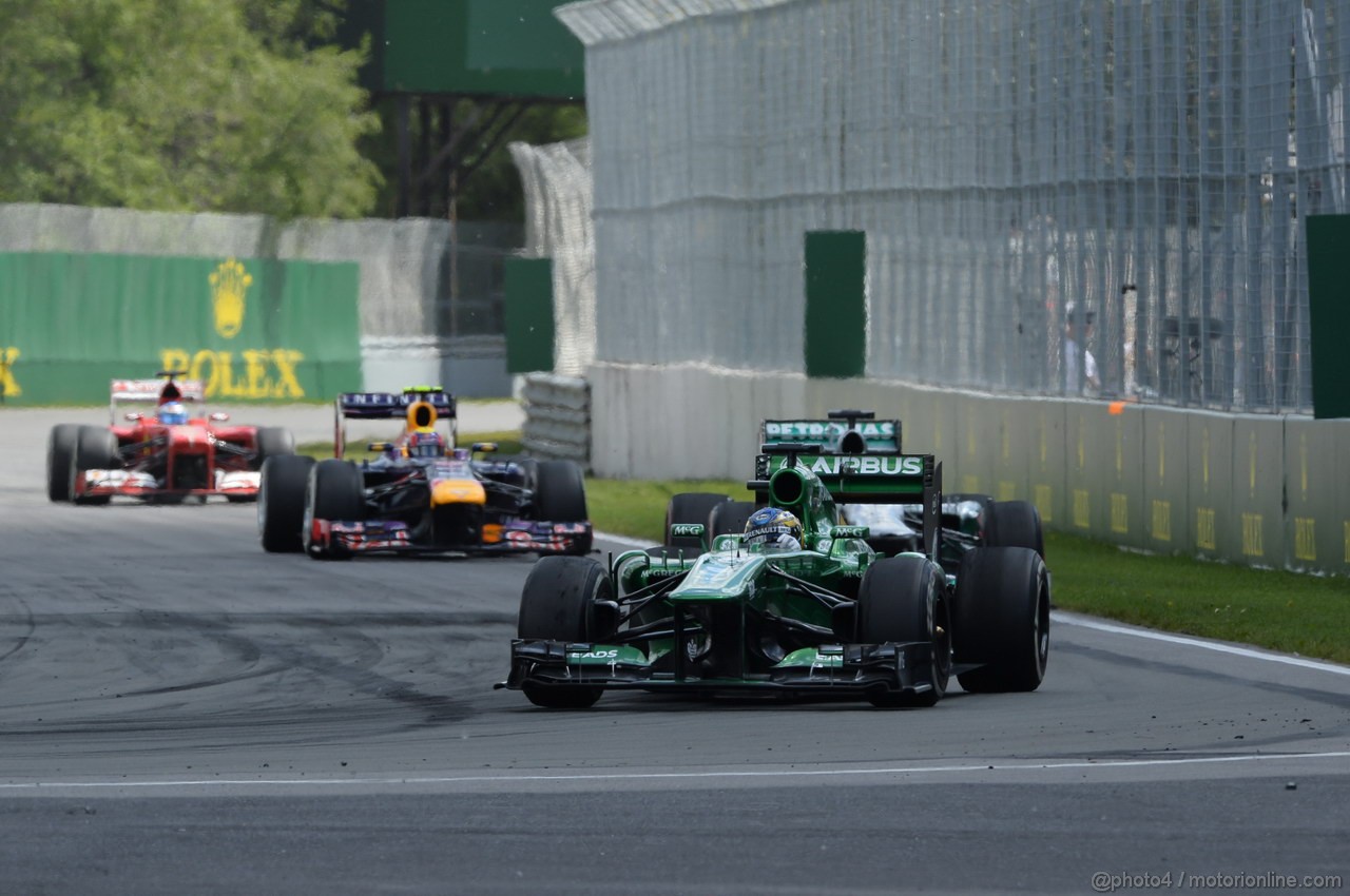 GP CANADA, 09.06.2013- Gara, Charles Pic (FRA) Caterham F1 Team CT03