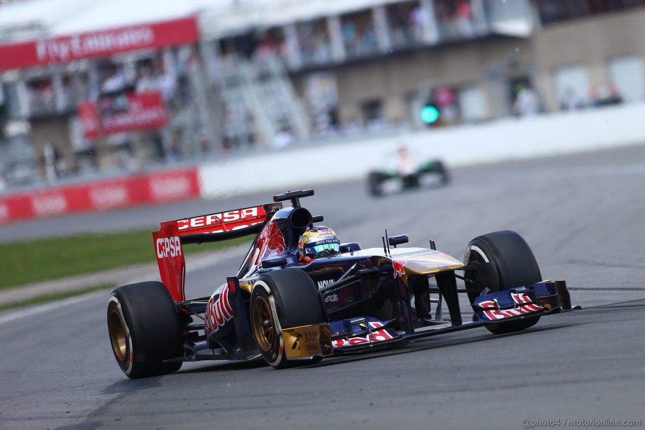 GP CANADA, 09.06.2013- Gara, Jean-Eric Vergne (FRA) Scuderia Toro Rosso STR8