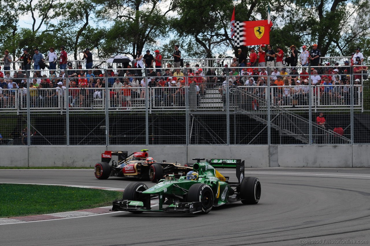 GP CANADA, 09.06.2013- Gara, Charles Pic (FRA) Caterham F1 Team CT03