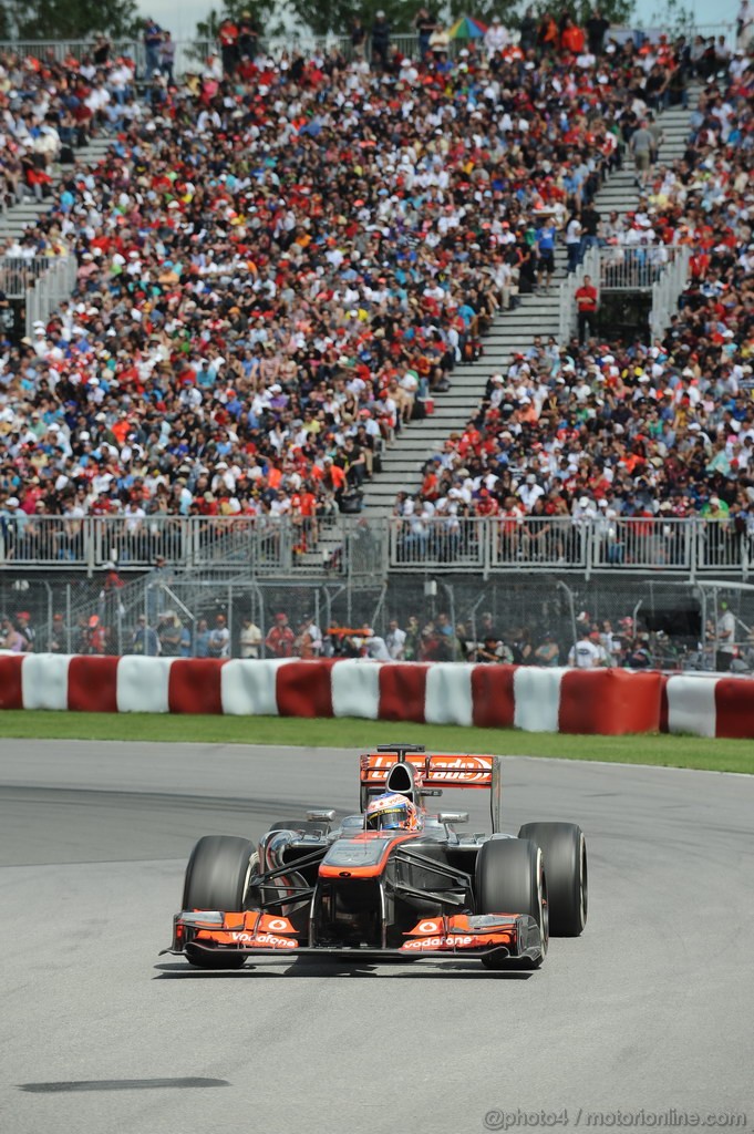 GP CANADA, 09.06.2013- Gara, Jenson Button (GBR) McLaren Mercedes MP4-28