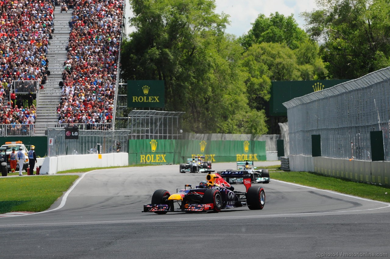 GP CANADA, 09.06.2013- Gara, Sebastian Vettel (GER) Red Bull Racing RB9