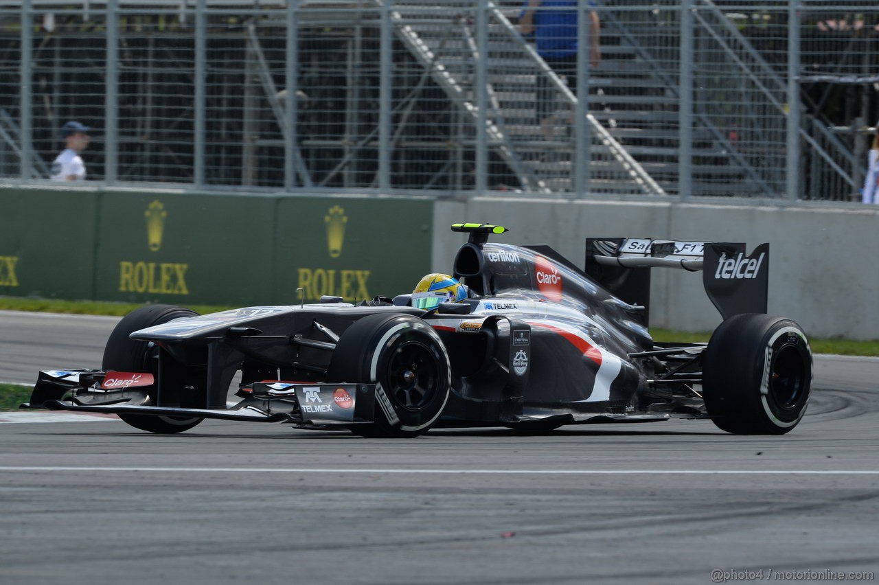 GP CANADA, 09.06.2013- Gara, Esteban Gutierrez (MEX), Sauber F1 Team C32