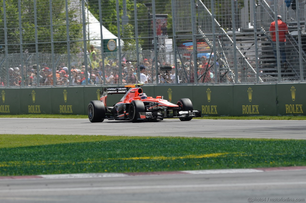 GP CANADA, 09.06.2013- Gara, Max Chilton (GBR), Marussia F1 Team MR02