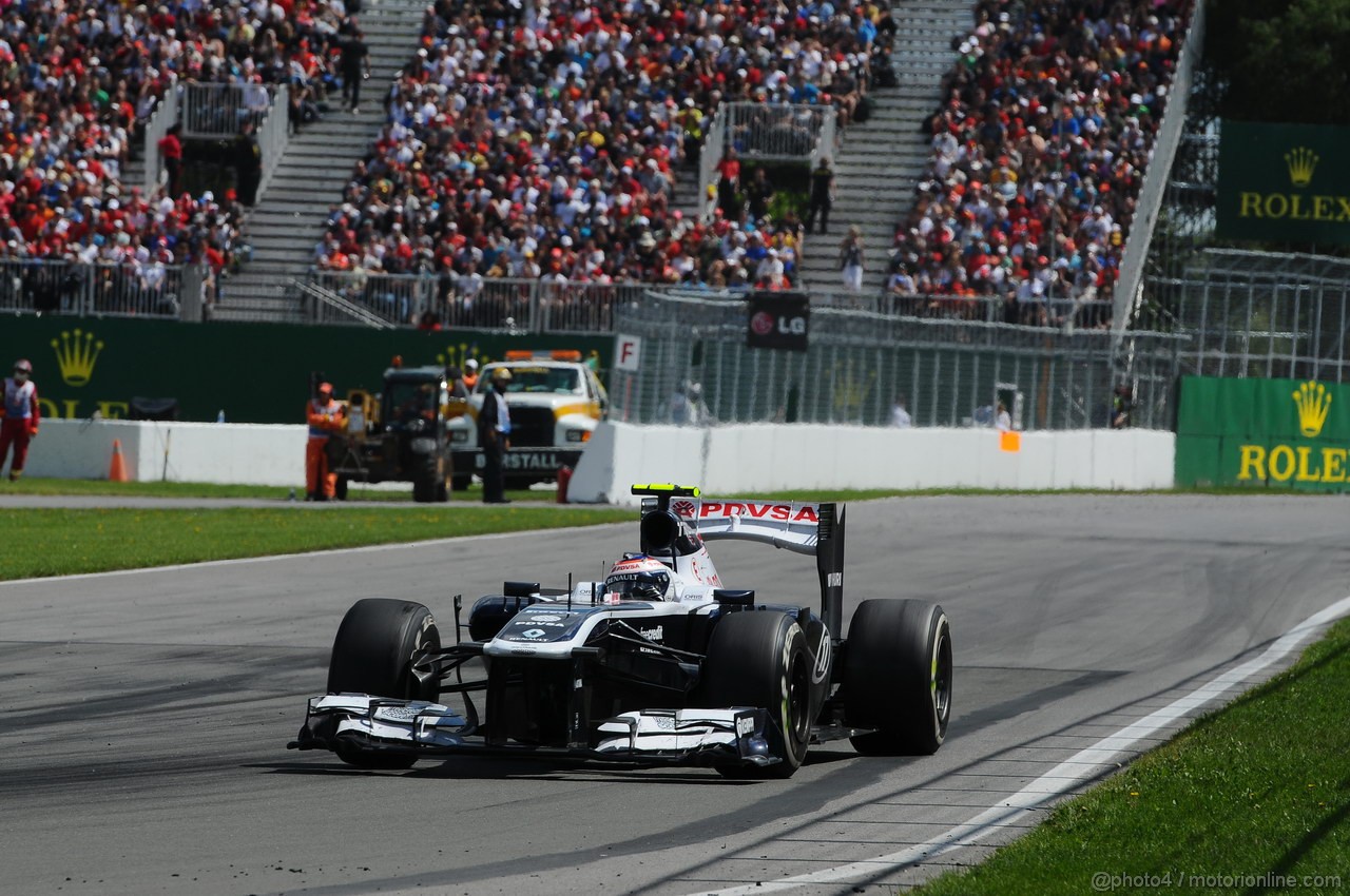 GP CANADA, 09.06.2013- Gara, Valtteri Bottas (FIN), Williams F1 Team FW35