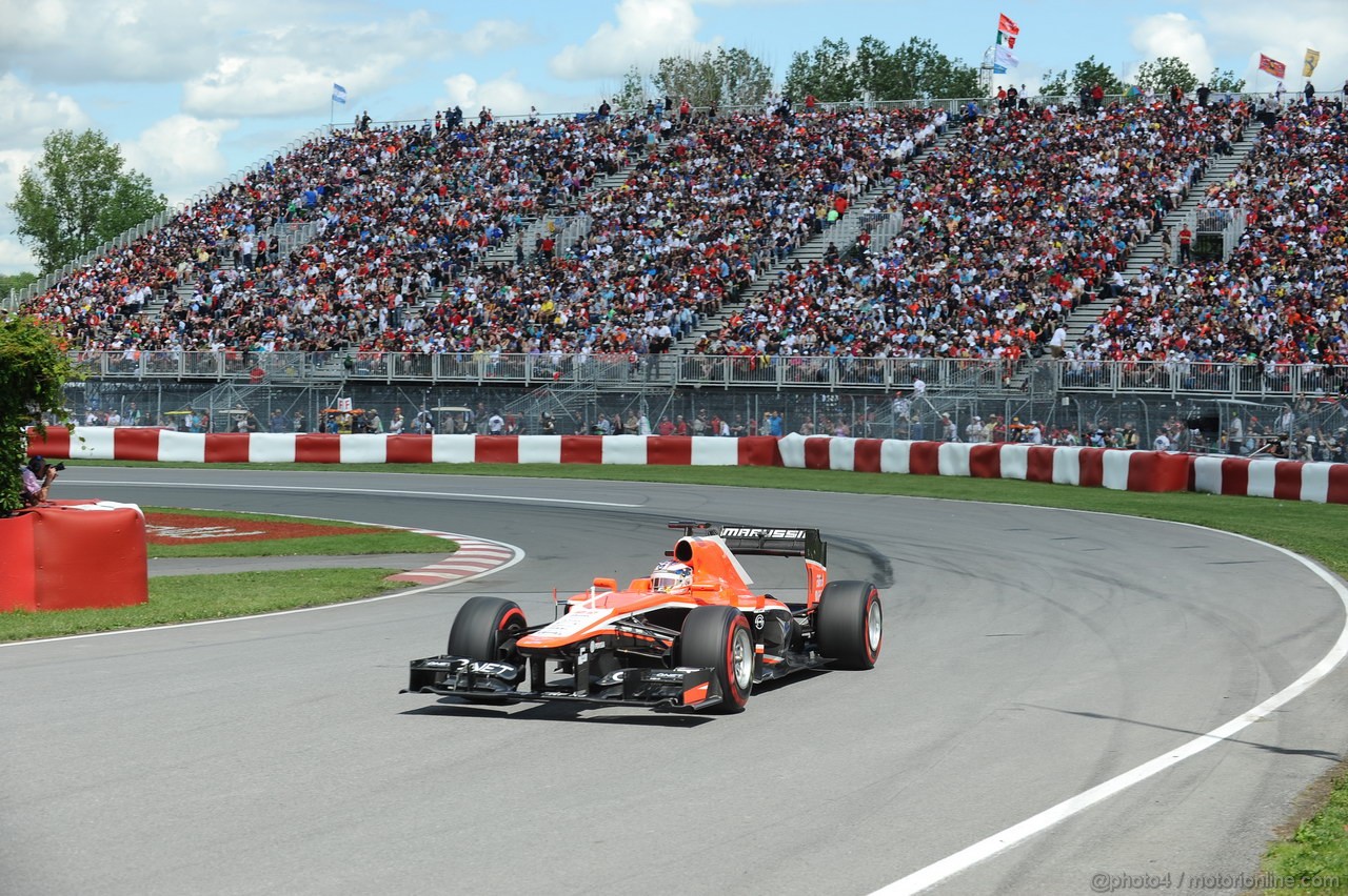 GP CANADA, 09.06.2013- Gara, Jules Bianchi (FRA) Marussia F1 Team MR02