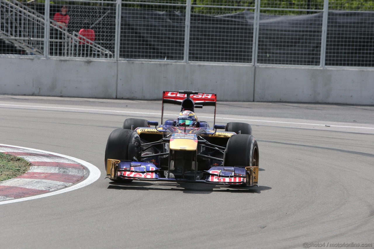 GP CANADA, 09.06.2013- Gara, Jean-Eric Vergne (FRA) Scuderia Toro Rosso STR8