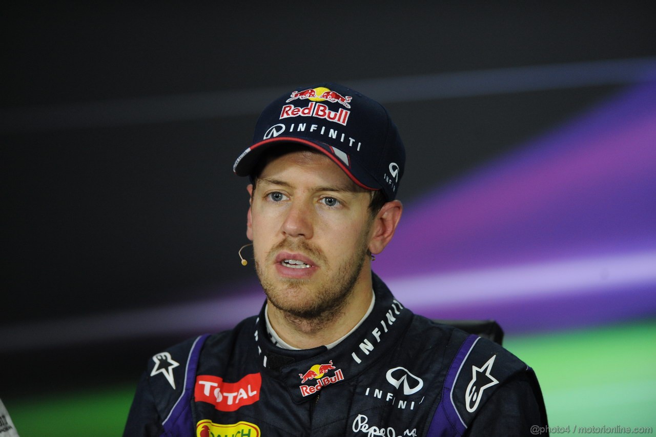 GP CANADA, 09.06.2013- Gara Press Conference, Sebastian Vettel (GER) Red Bull Racing RB9