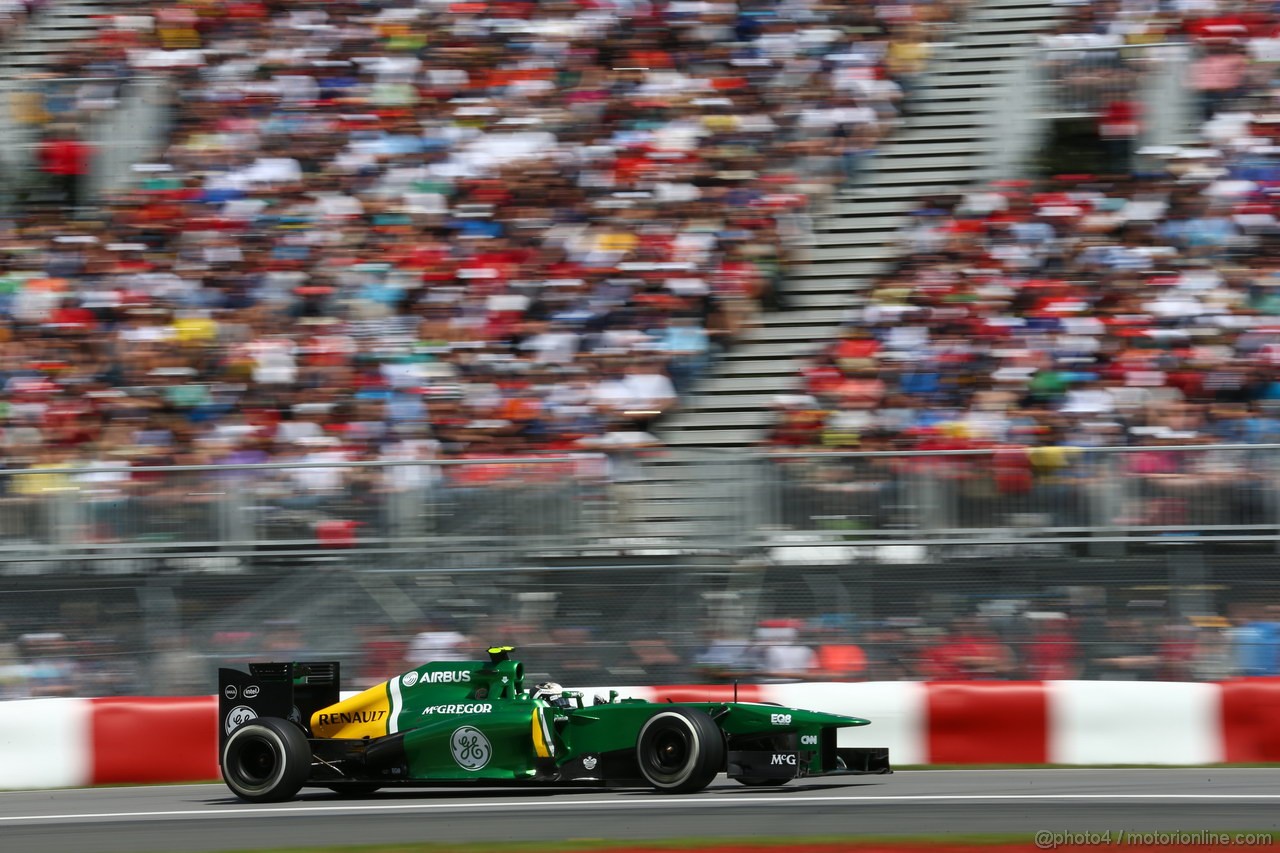 GP CANADA, 09.06.2013- Gara, Giedo Van der Garde (NED), Caterham F1 Team CT03