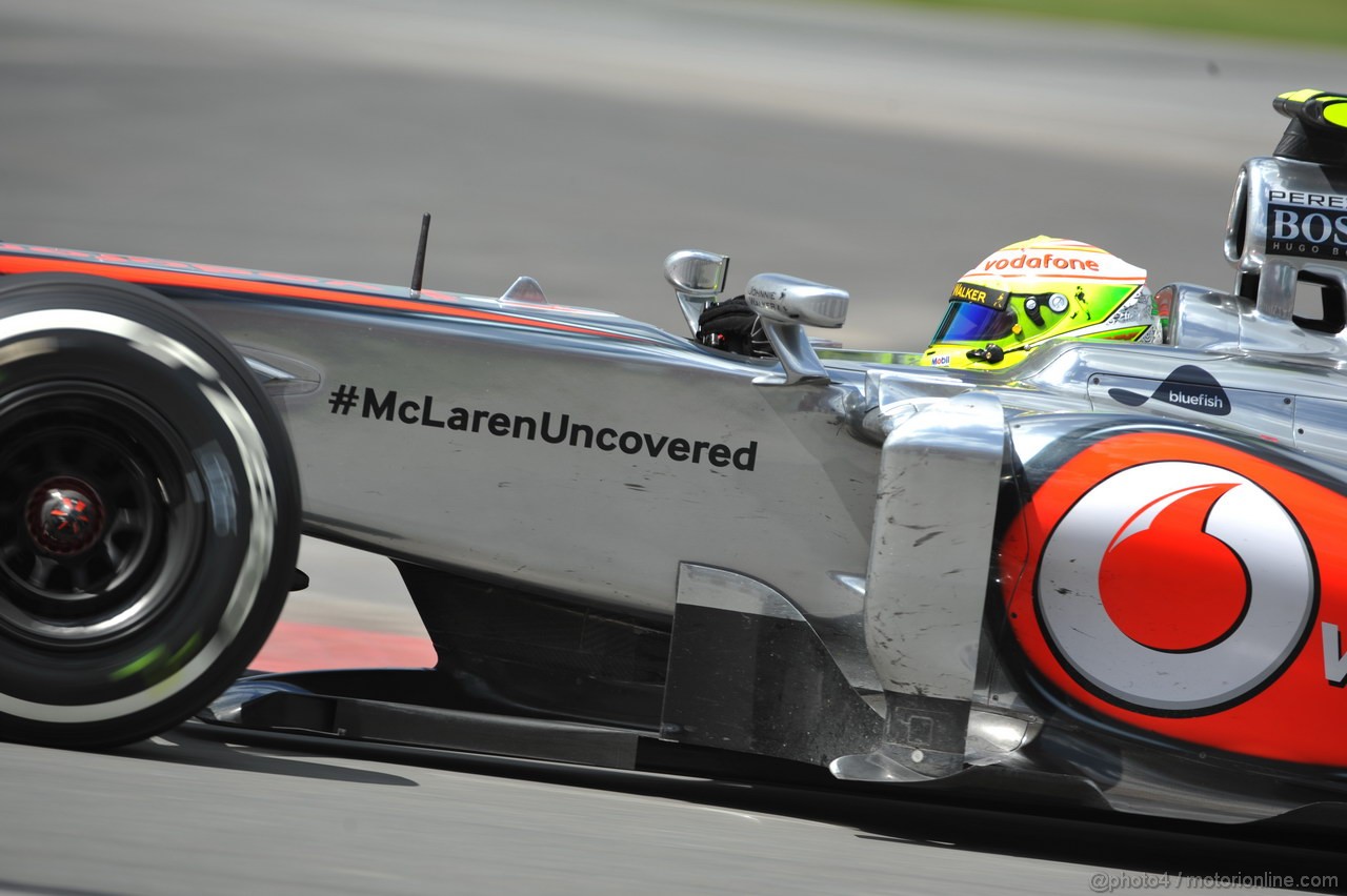GP CANADA, 09.06.2013- Gara, Sergio Perez (MEX) McLaren MP4-28