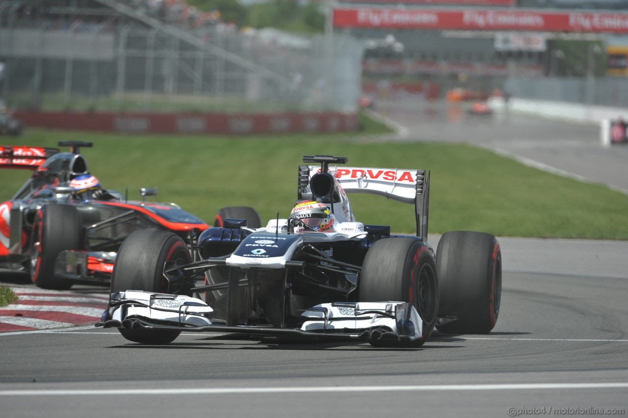 GP CANADA, 09.06.2013- Gara, Pastor Maldonado (VEN) Williams F1 Team FW35