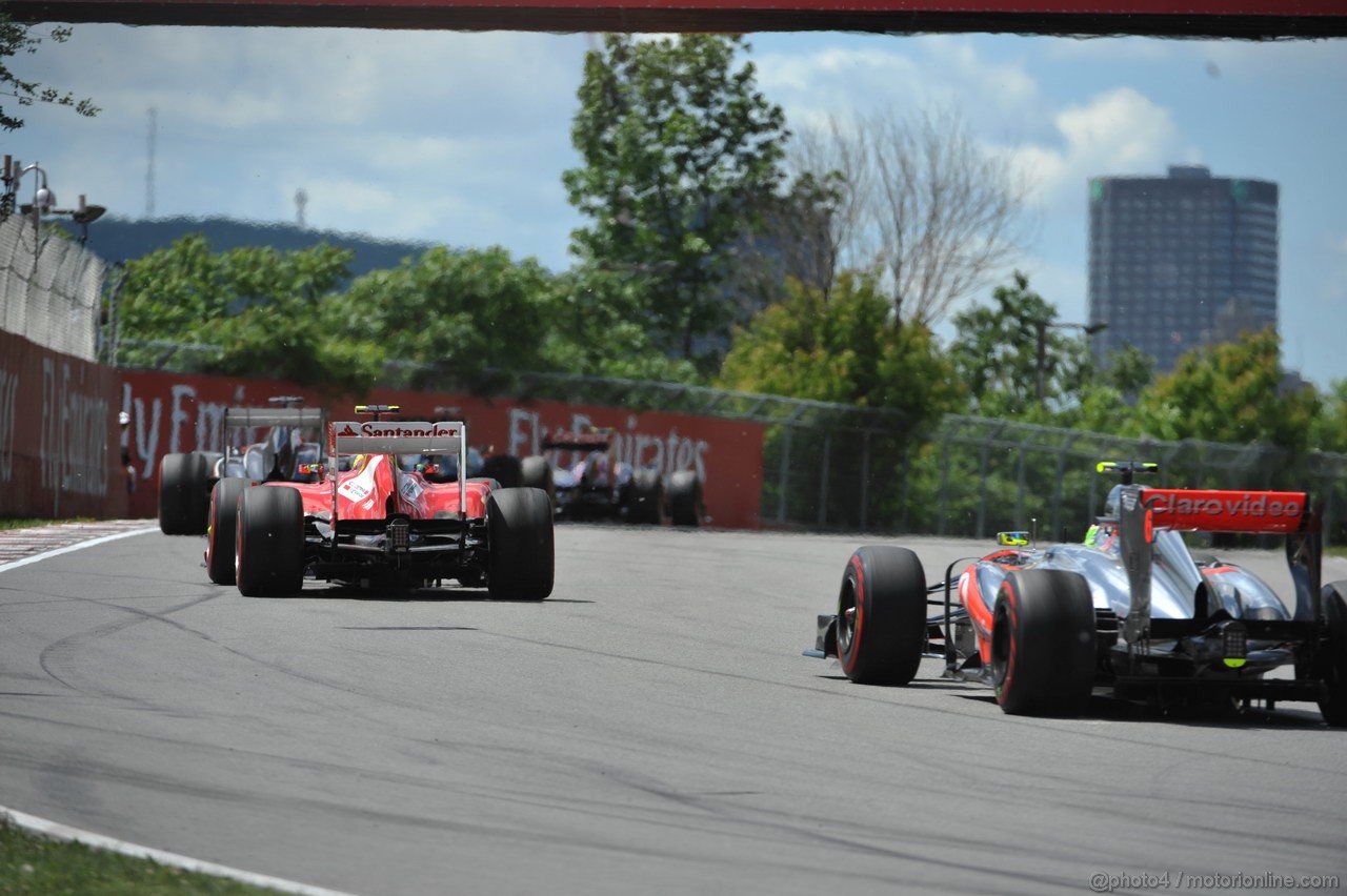 GP CANADA, 09.06.2013- Gara, Felipe Massa (BRA) Ferrari F138