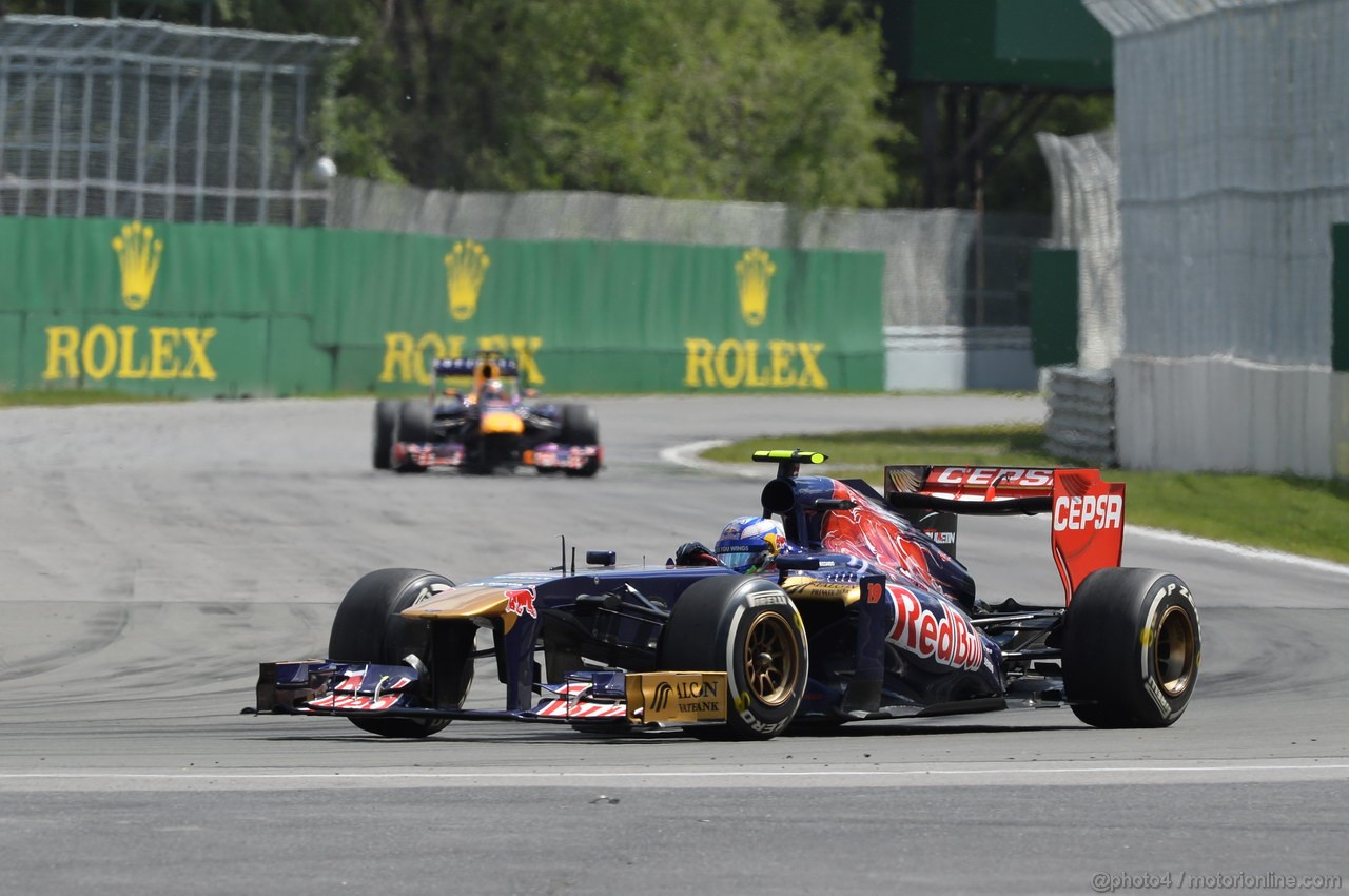 GP CANADA, 09.06.2013- Gara, Daniel Ricciardo (AUS) Scuderia Toro Rosso STR8