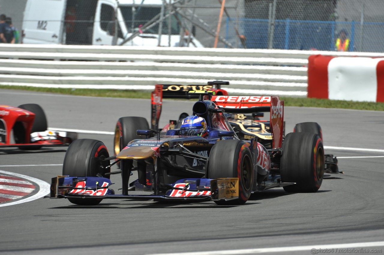 GP CANADA, 09.06.2013- Gara, Daniel Ricciardo (AUS) Scuderia Toro Rosso STR8