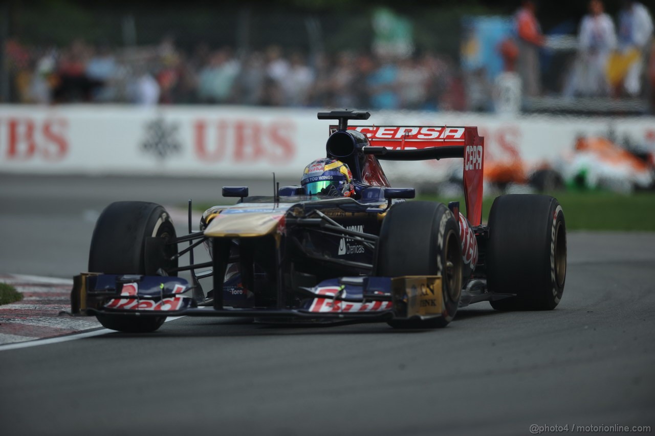 GP CANADA, 09.06.2013- Gara, Jean-Eric Vergne (FRA) Scuderia Toro Rosso STR8