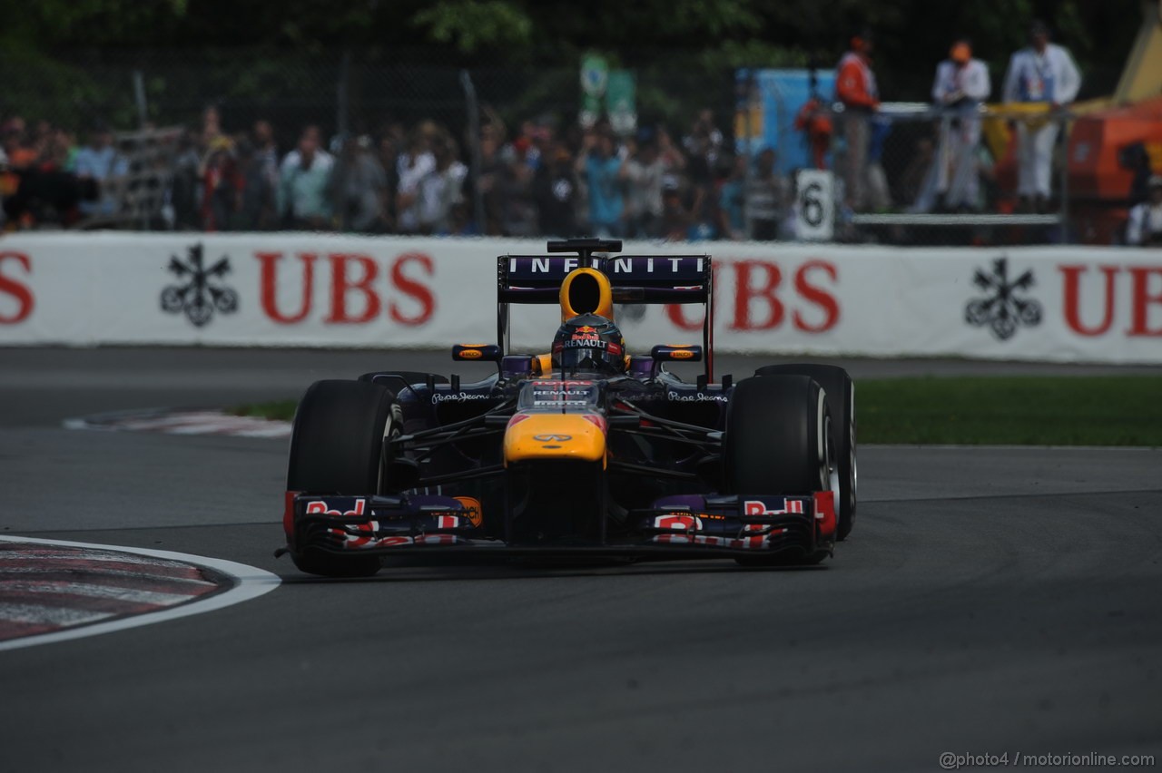 GP CANADA, 09.06.2013- Gara, Sebastian Vettel (GER) Red Bull Racing RB9