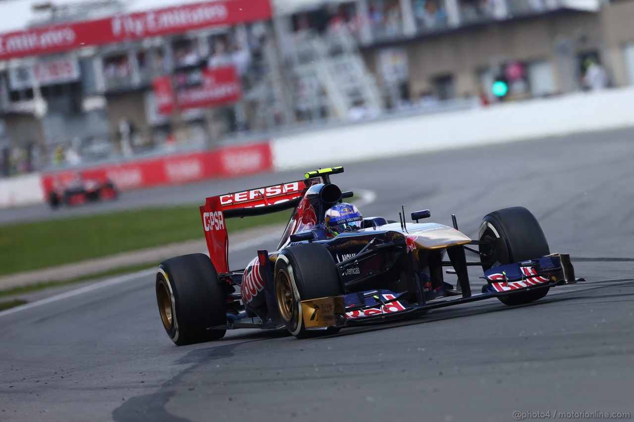 GP CANADA, 09.06.2013- Gara, Daniel Ricciardo (AUS) Scuderia Toro Rosso STR8