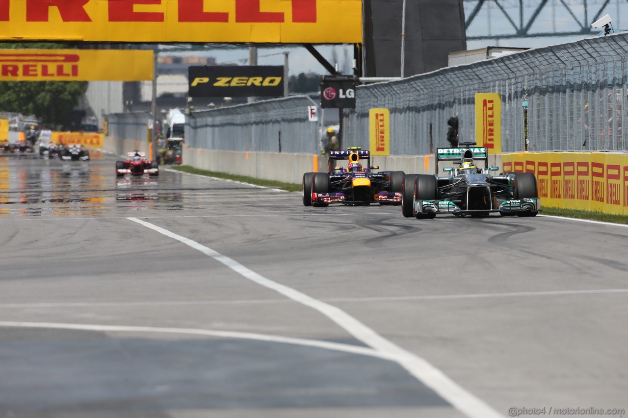 GP CANADA, 09.06.2013- Gara, Nico Rosberg (GER) Mercedes AMG F1 W04