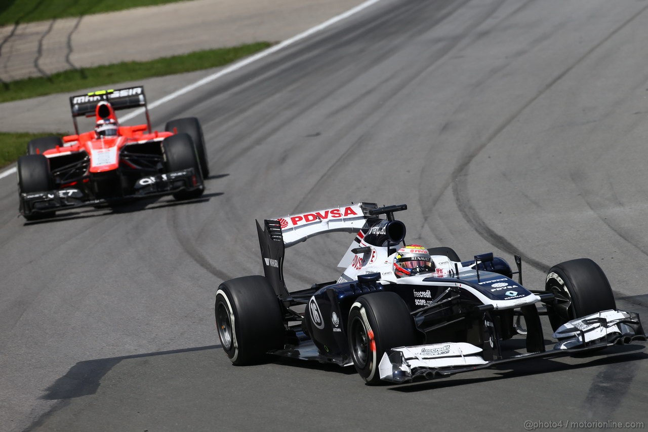 GP CANADA, 09.06.2013- Gara, Pastor Maldonado (VEN) Williams F1 Team FW35