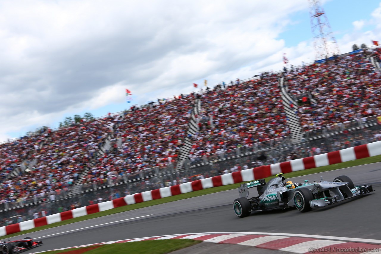 GP CANADA, 09.06.2013- Gara, Nico Rosberg (GER) Mercedes AMG F1 W04