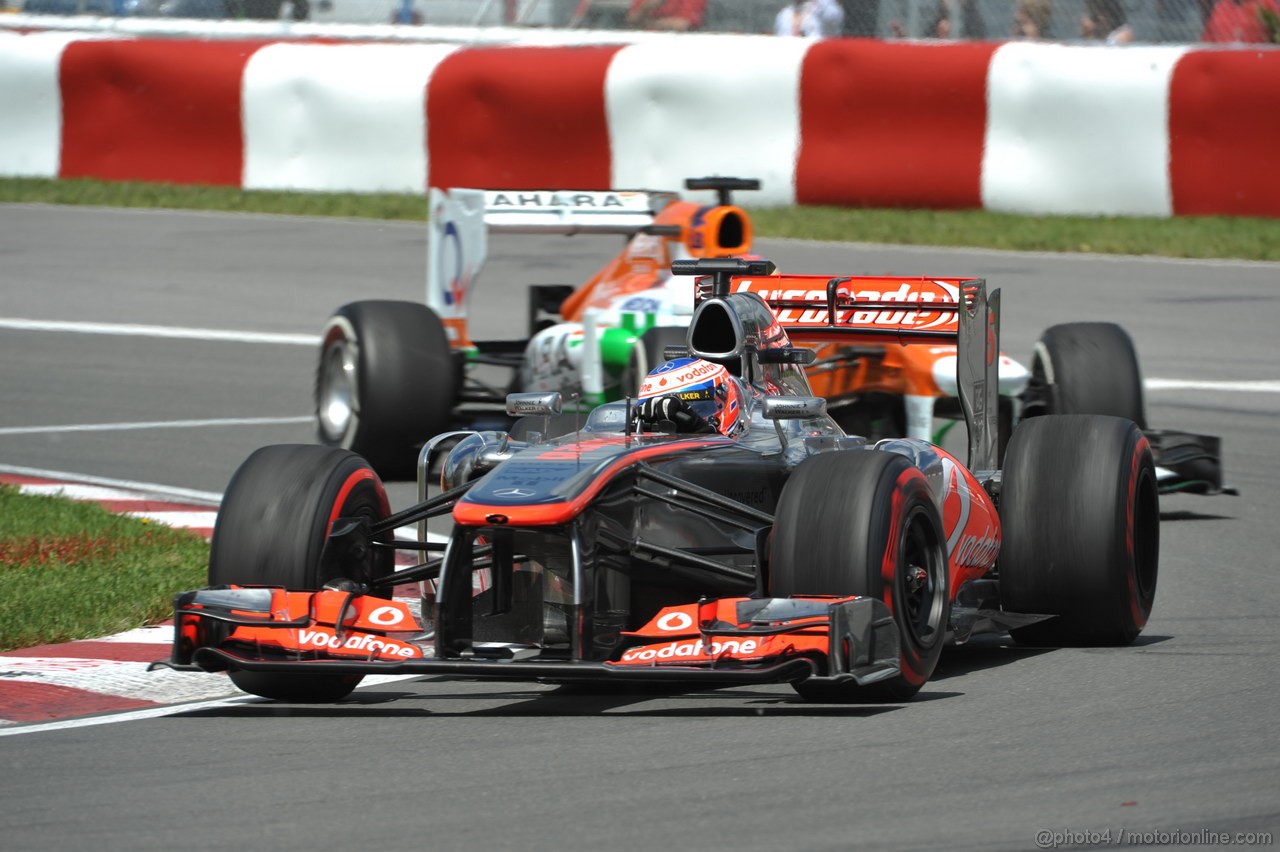 GP CANADA, 09.06.2013- Gara, Jenson Button (GBR) McLaren Mercedes MP4-28