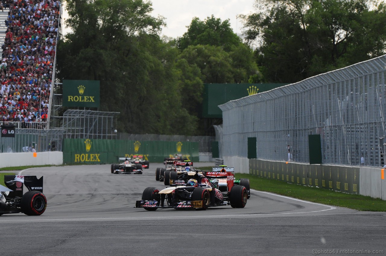 GP CANADA, 09.06.2013- Gara, Jean-Eric Vergne (FRA) Scuderia Toro Rosso STR8