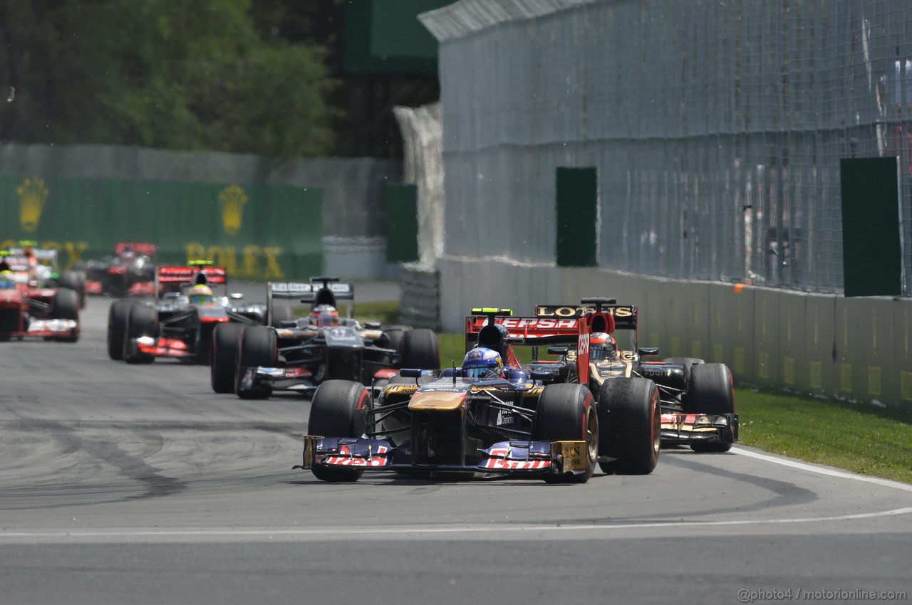 GP CANADA, 09.06.2013- Gara, Daniel Ricciardo (AUS) Scuderia Toro Rosso STR8