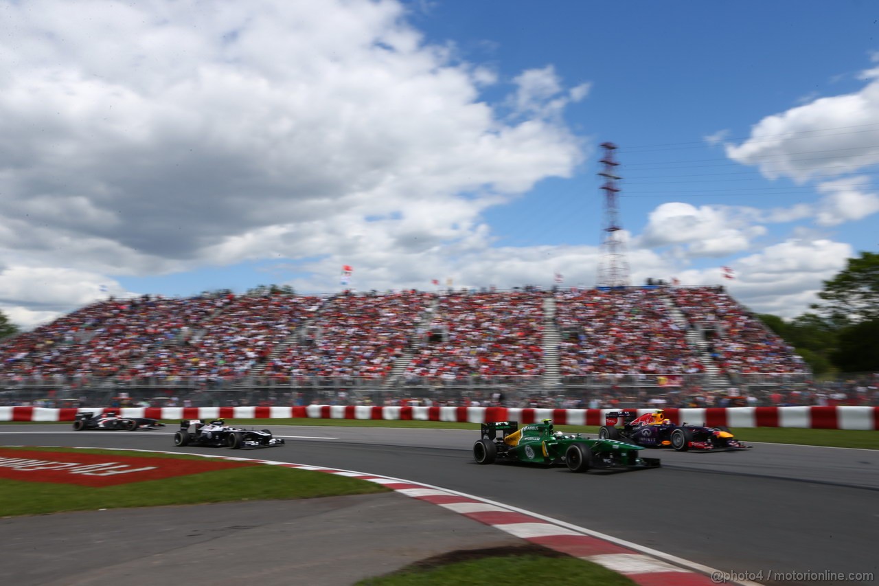 GP CANADA, 09.06.2013- Gara, Giedo Van der Garde (NED), Caterham F1 Team CT03