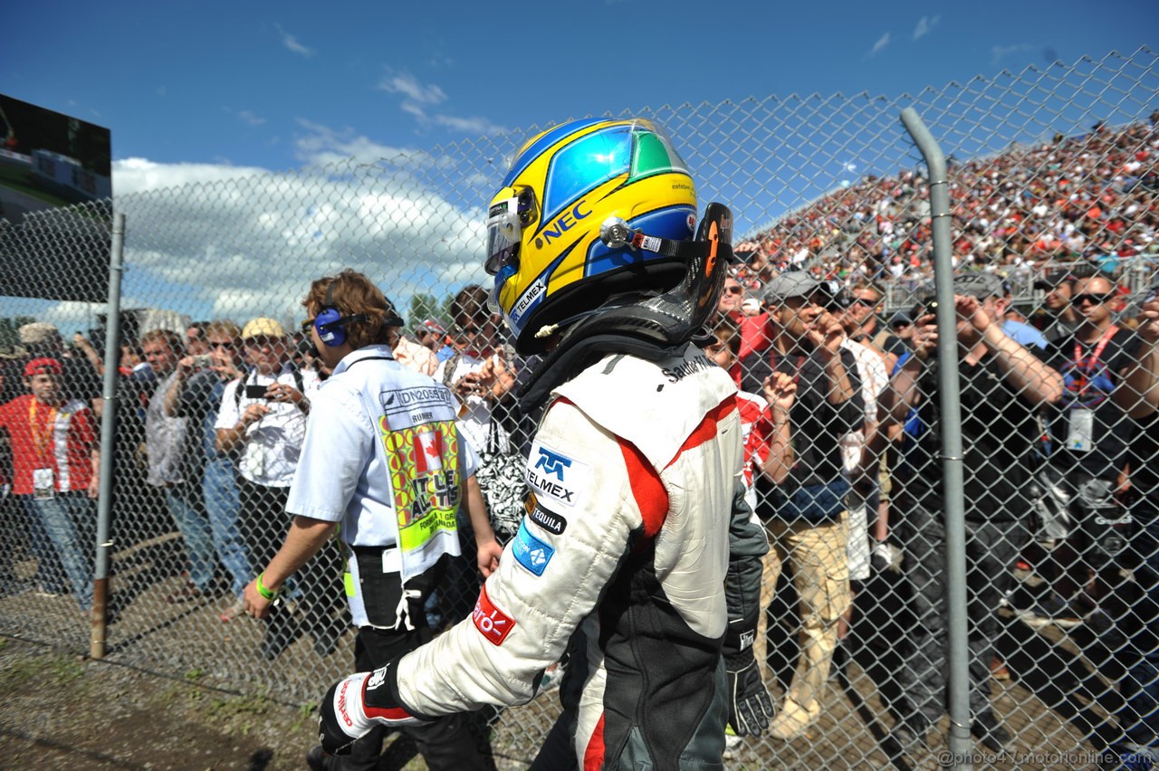 GP CANADA, 09.06.2013- Gara, Esteban Gutierrez (MEX), Sauber F1 Team C32