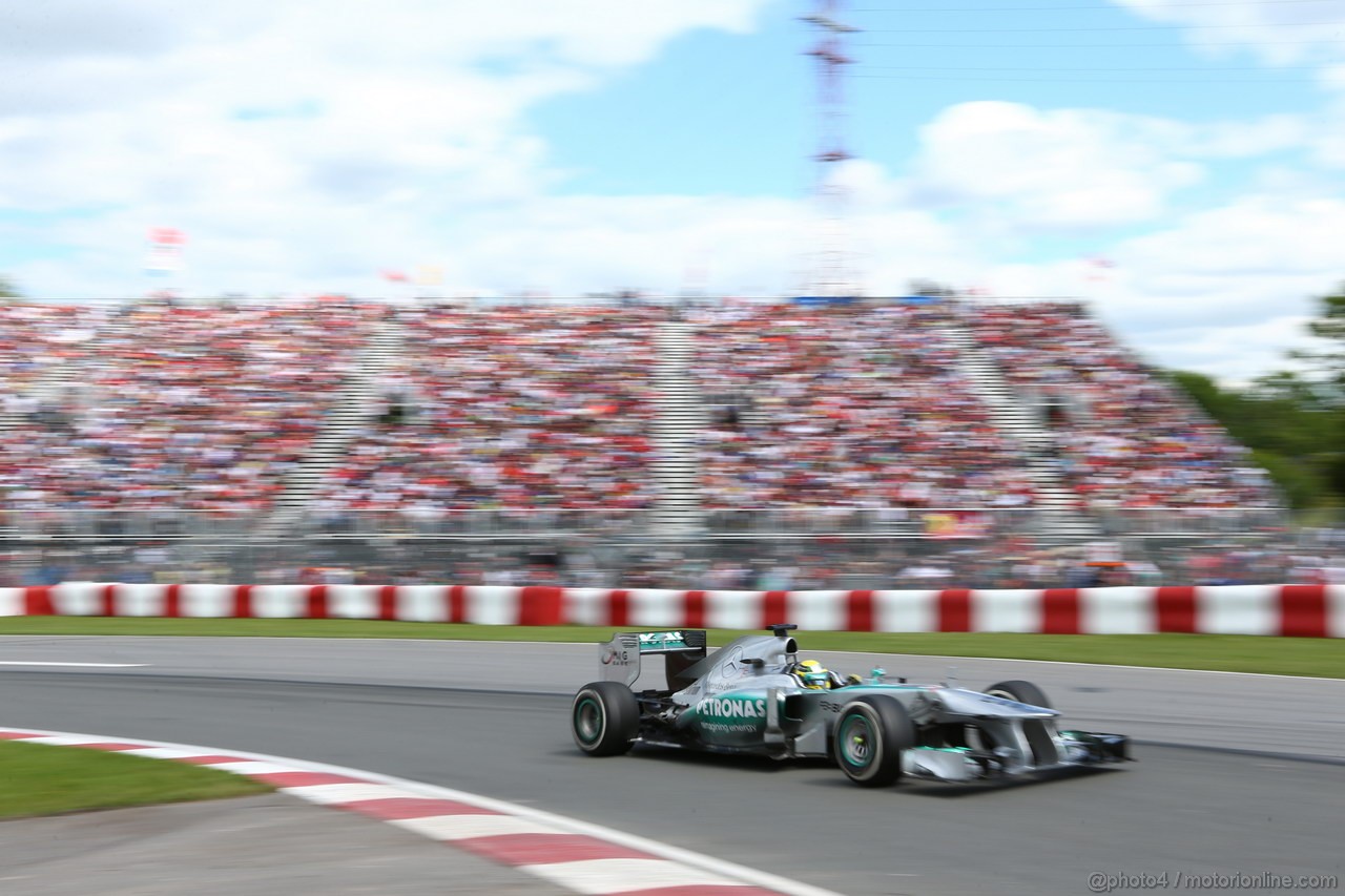 GP CANADA, 09.06.2013- Gara, Nico Rosberg (GER) Mercedes AMG F1 W04