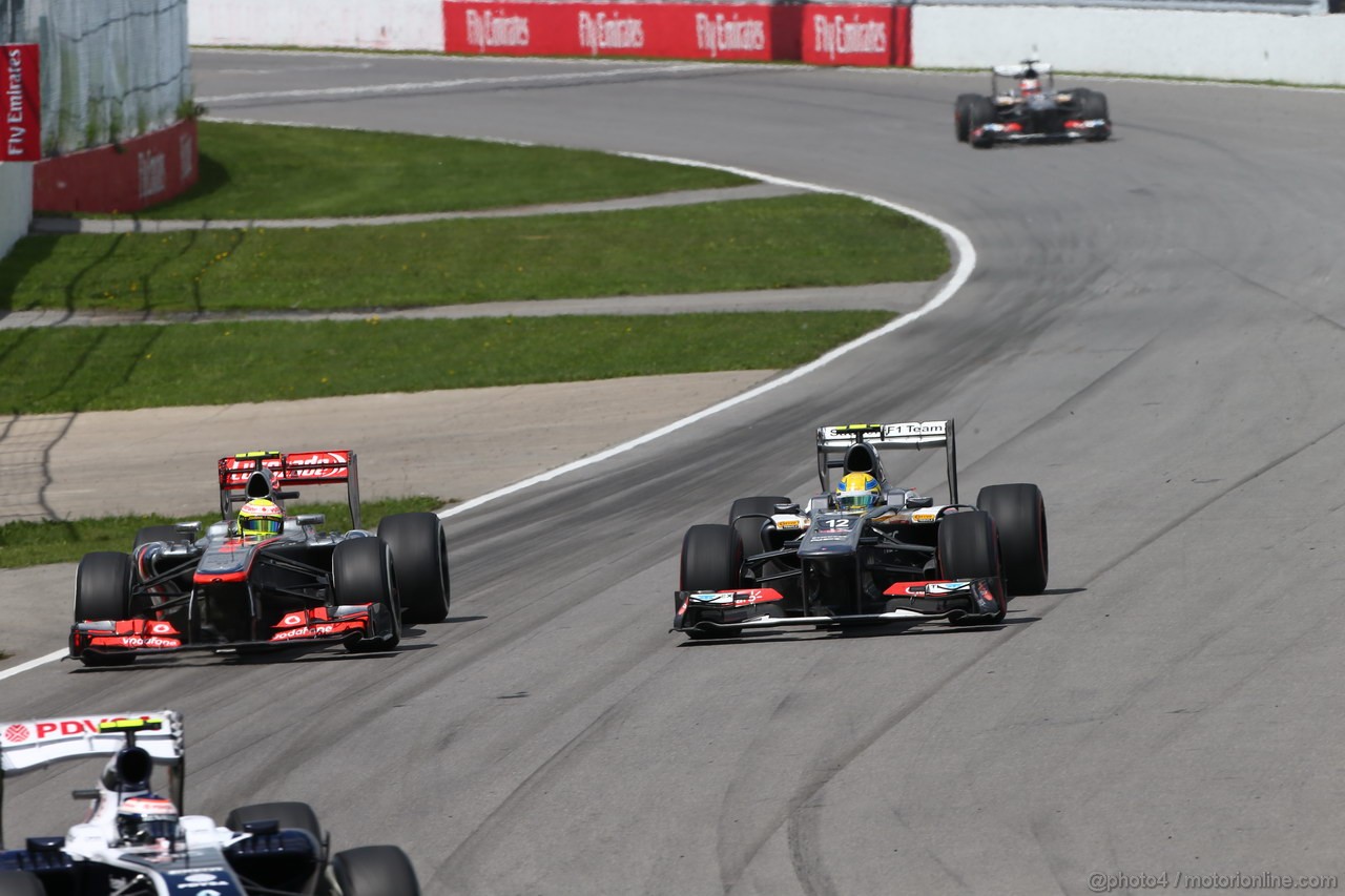 GP CANADA, 09.06.2013- Gara, Esteban Gutierrez (MEX), Sauber F1 Team C32