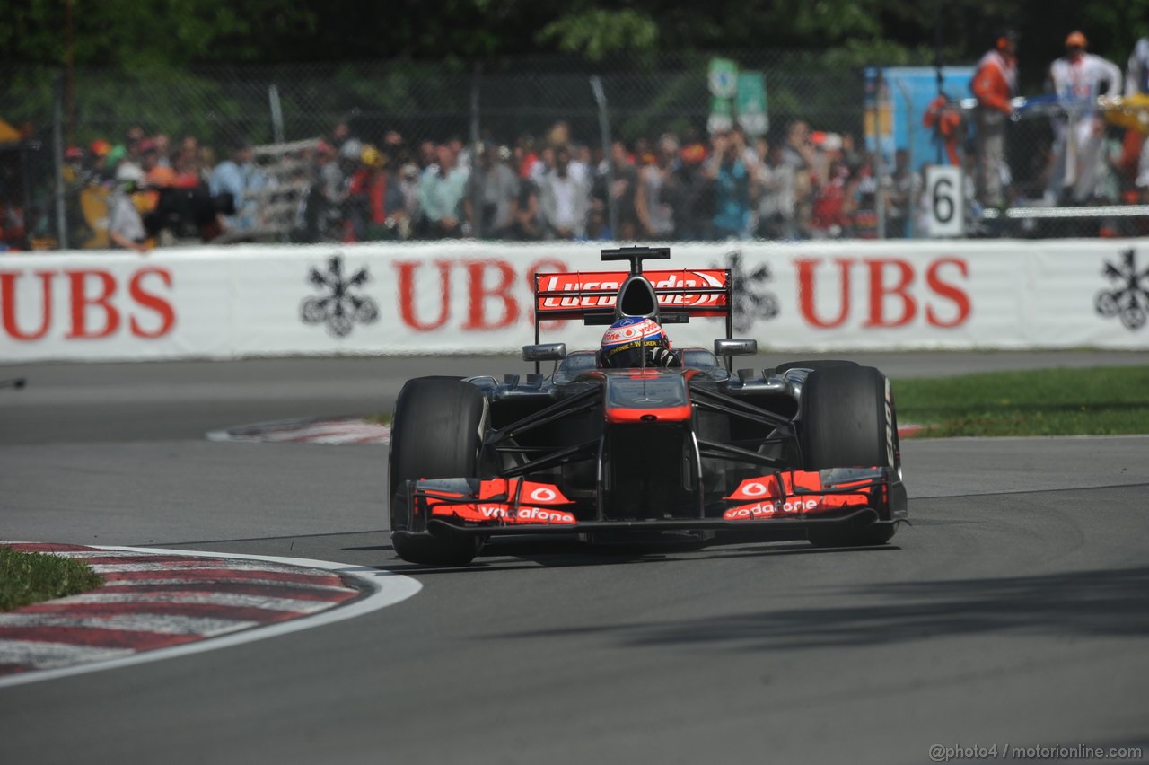 GP CANADA, 09.06.2013- Gara, Jenson Button (GBR) McLaren Mercedes MP4-28
