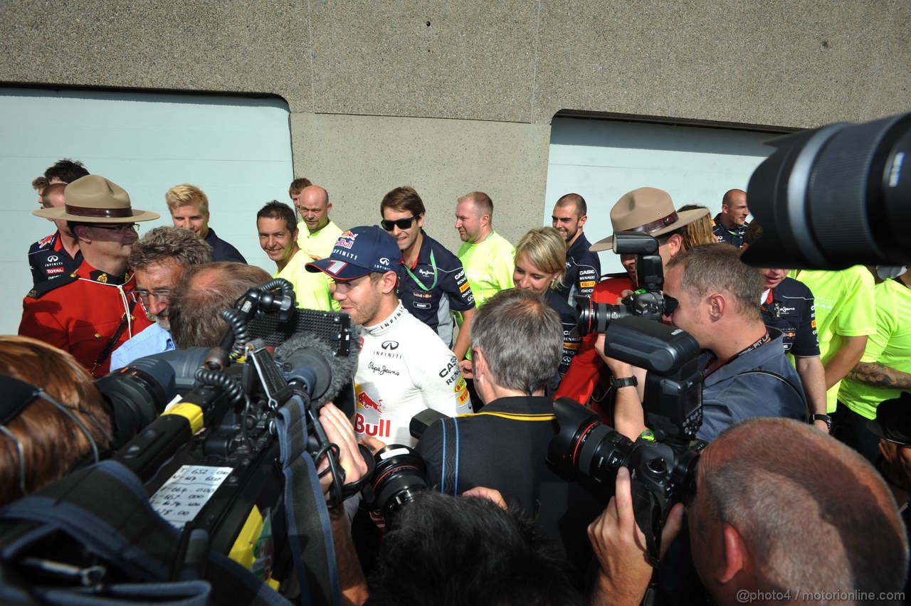 GP CANADA, 09.06.2013- Gara, Sebastian Vettel (GER) Red Bull Racing RB9