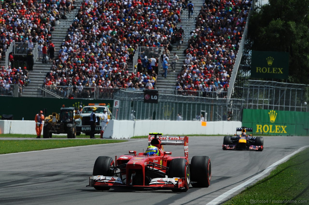 GP CANADA, 09.06.2013- Gara, Felipe Massa (BRA) Ferrari F138