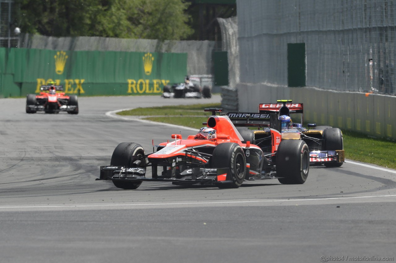 GP CANADA, 09.06.2013- Gara, Jules Bianchi (FRA) Marussia F1 Team MR02