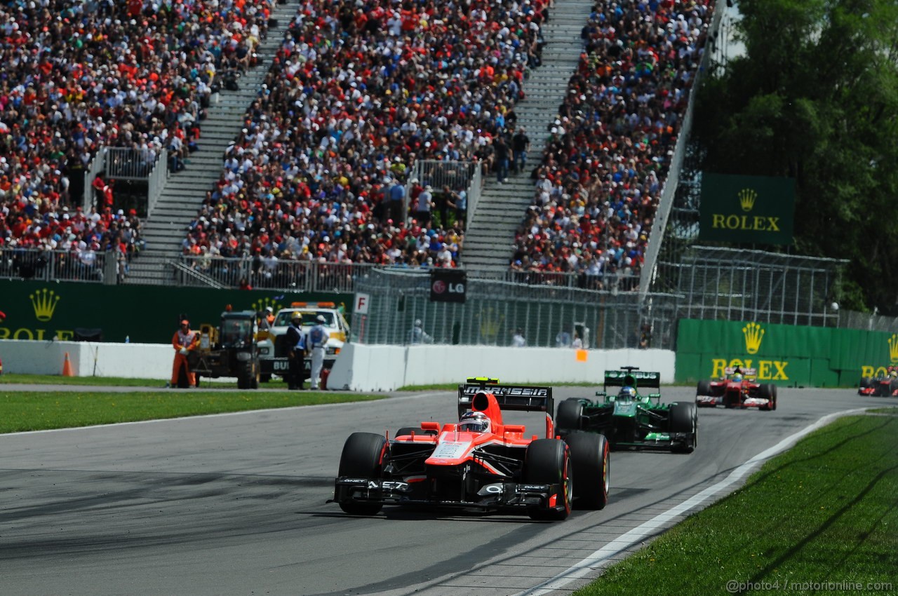 GP CANADA, 09.06.2013- Gara, Max Chilton (GBR), Marussia F1 Team MR02