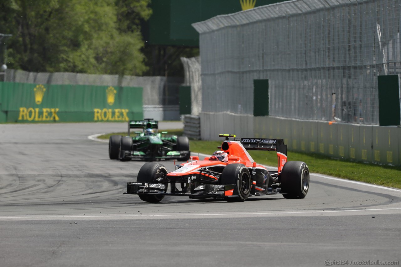 GP CANADA, 09.06.2013- Gara, Max Chilton (GBR), Marussia F1 Team MR02